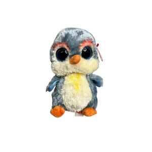 Ty Beanie Boos Fisher the Penguin Glitter Eyes Toy Stuffed Animal Soft